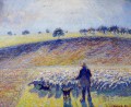 berger et Chèvre Mouton Berger 1888 Camille Pissarro